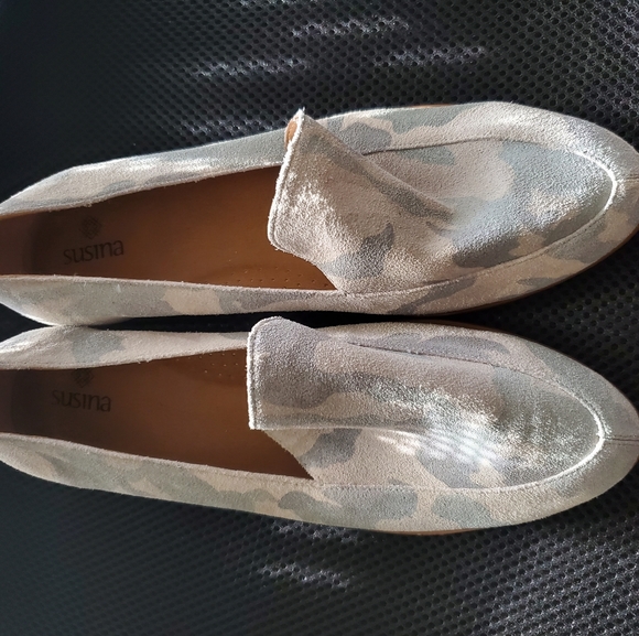 Susina Camo leather loafers size 7 1/2 - Picture 4 of 7